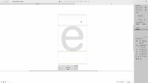 Drawing e - Glyphs app workflow