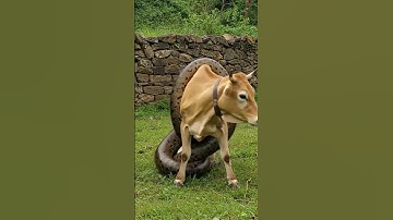 🔥 Giant Snake vs Cow