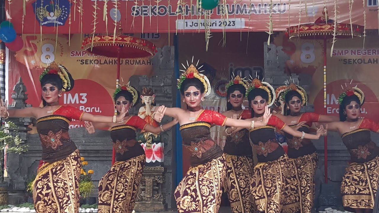 Acara Pentas Seni Dalam Rangka Ultah ke 58,  SMPN 1 Kerambitan.