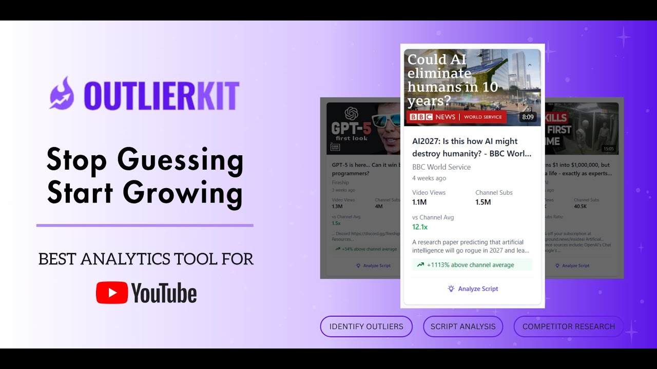 How to Find Viral YouTube Video Ideas Using Data (OutlierKit Tutorial)