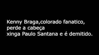 Sala de redação - Kenny Braga xinga Paulo Santana no AR