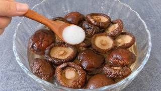 Just 3 Minutes! The Secret to Soaking Dried Mushrooms.