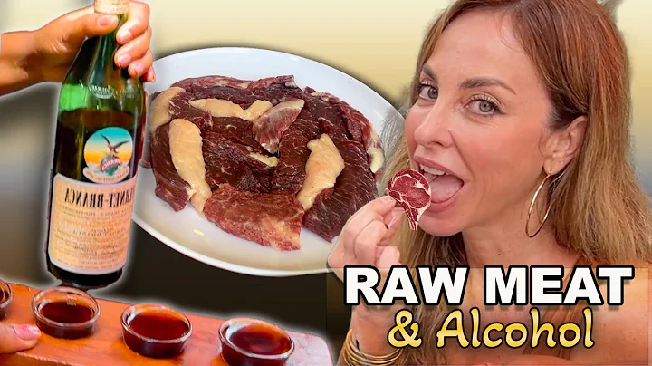 Raw Meat and Alcohol with Ethiopian friends | Ethiopian Food