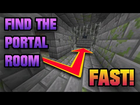 How to find the portal room FAST! A Minecraft Guide
