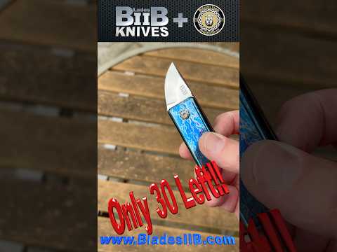 Only 30 Of These Bragi Mini Titanium Folders Left - Knife Collectors  and  Available!!