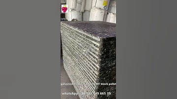 galvanized steel channel GMT block pallet/steam curing block pallet/no bending block pallet