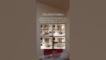 Transform Your SketchUp Models into Stunning Renderings with AI in minutes instead of waiting hours