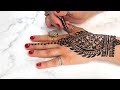 Doing My Own Intricate Henna Hand Design - Relax and be Mesmerized!