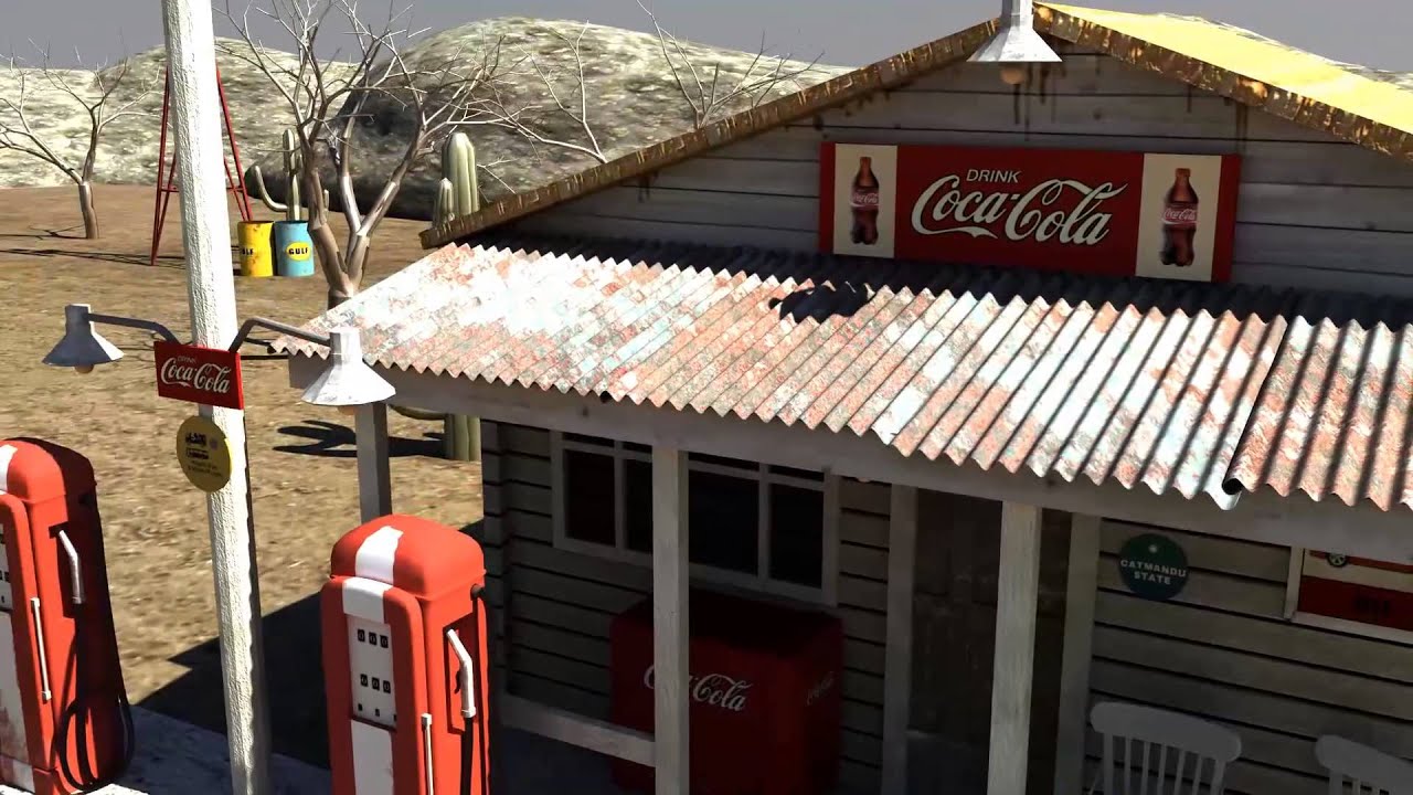 gas station scene YouTube