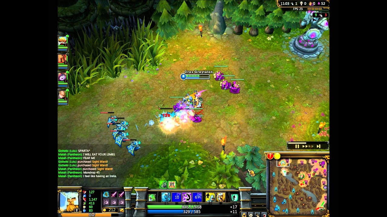 League of Legends Solo Top Olaf Commentary