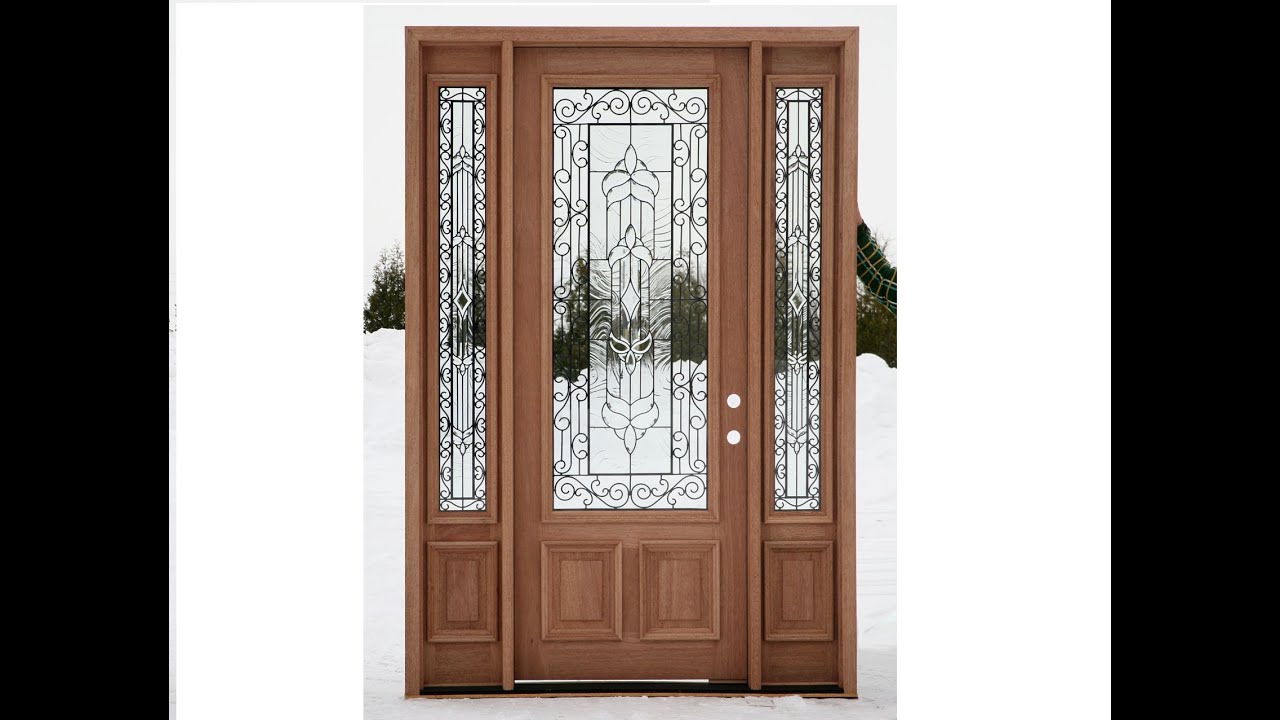 Wooden Front Doors With Glass Ideas Youtube