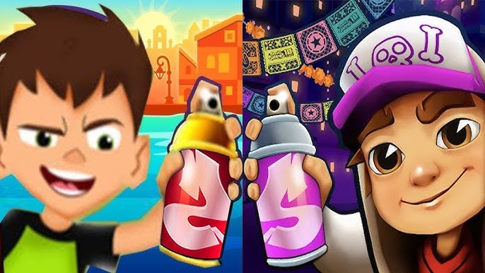Subway Surfers VS Ben 10 Up to Speed VS Teen Titans Go VS Talking Tom Gold Run #4