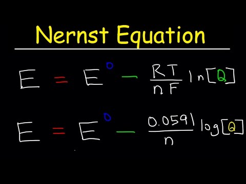 วีดีโอ: Nernst คำนวณศักยภาพได้อย่างไร?