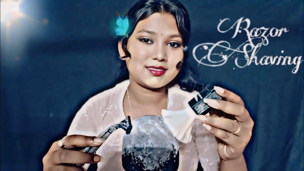 Fast Razor Shaving Sound 🪒💈ASMR💈🪒 YouTube