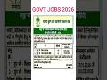 GOVT JOBS 2026 | NEW GOVT JOBS 2026 | GOVT JOBS UPDATES