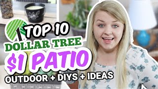 Genius DOLLAR TREE Outdoor + Patio Decor Ideas (incredible DIYS and HACKS!) 2023