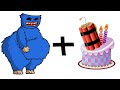 HUGGY WUGGY + CAKE + FIRECRACKER = ? (Poppy Playtime Animation)