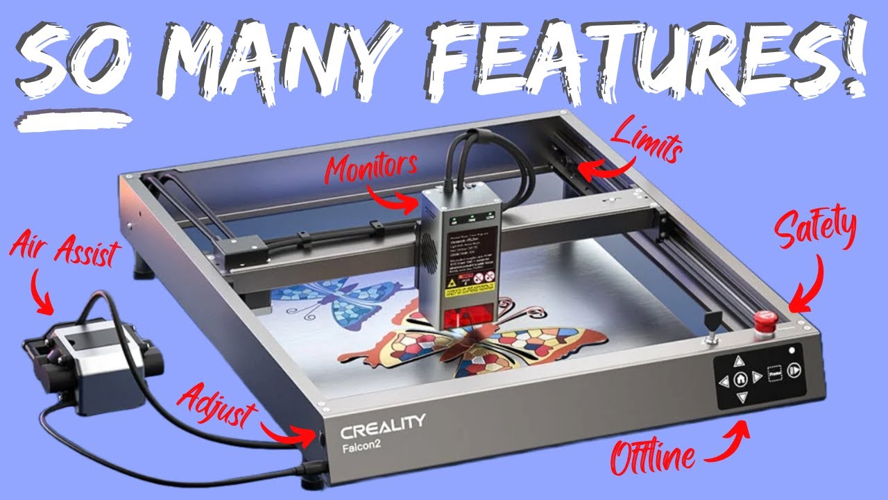 Creality Falcon2 22W Laser Engraver/Cutter: Perfect for Beginners