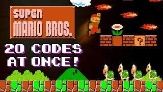 20 Crazy Game Genie Codes on Super Mario Bros! 😎