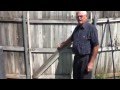 True latch  - The Adjustable steel gate brace for wooden gates