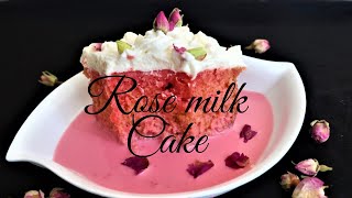 Rose milk cake || Trending rose milk cake || Tres leches cake || EID SPECIAL || Today's Treat