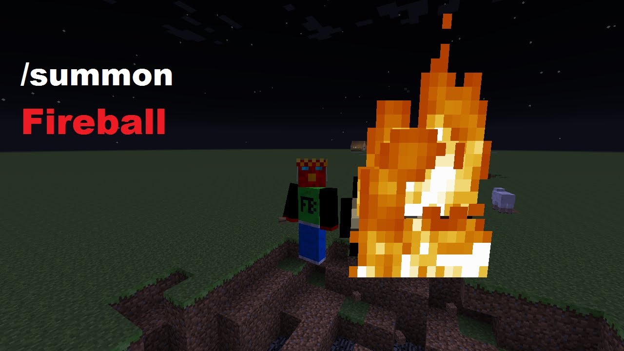 [Tutorial] Minecraft /summon Fireball [1.7.0] - YouTube