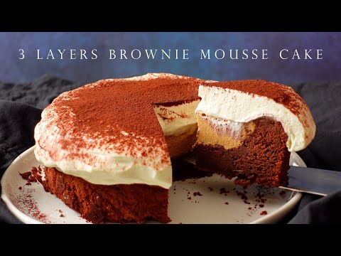 3 Layers Brownie Mousse Cake