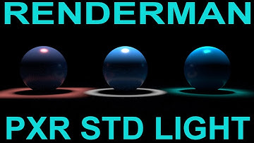 Renderman Pxr Std Area Light Basics Tutorial