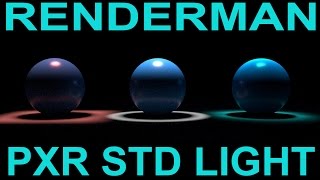 Renderman Pxr Std Area Light Basics Tutorial