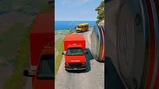 BeamNG.drive Insane Crash &amp; Stunt Jumps 💥💀 Brainrot sound mucik🚗🔥 #viral #shortsfeed #shorts #funny