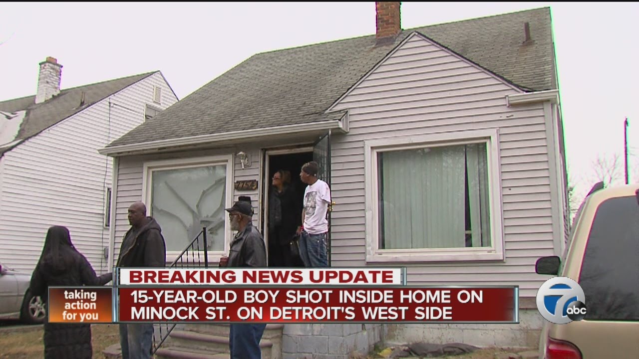 15-year-old boy shot on Detroit's west side - YouTube
