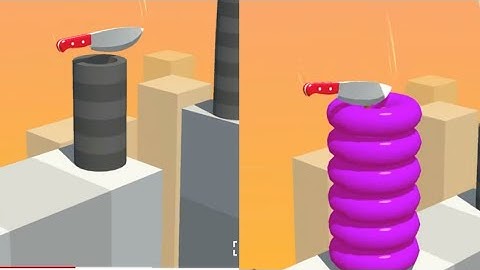 ASMR gaming!  master slice very satisfying and relaxing ASMR slicing game