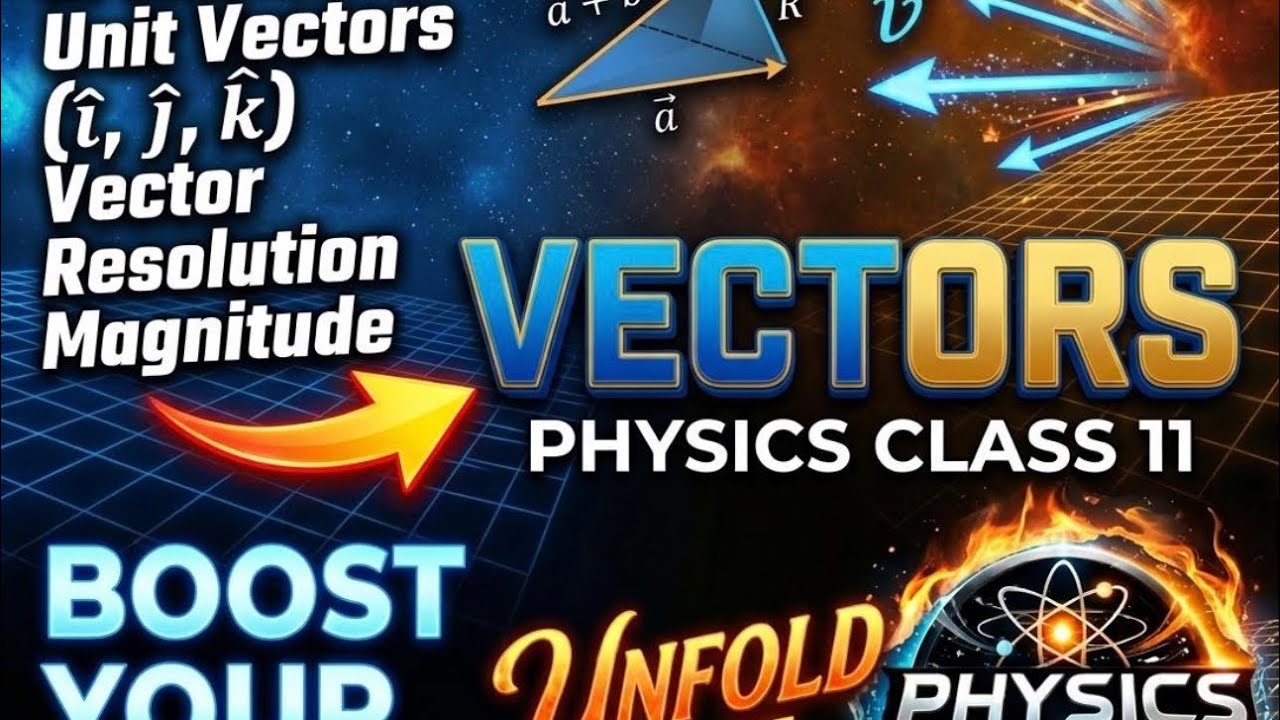 Score Full Marks in Vectors 💯 | Class 11 Physics| Last Minute Vectors ...