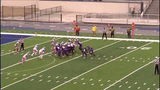 Thurgood Marshall 12 yard TD run by Amare Lattimore - Thurgood Marshall vs Belmont