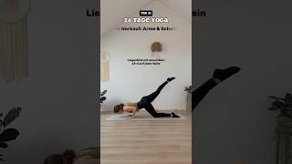 5 Min Oberkörper Workout für starke Arme & Schultern ? Yoga Pilates Fusion – Tag 21 ?