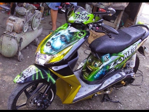 Cah Gagah Video Modifikasi Motor Honda Beat Airbrush 