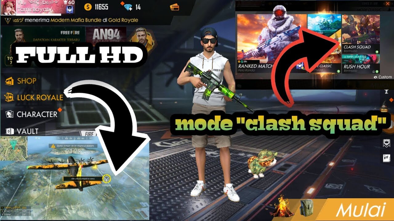 Free Fire Update TERBARU Test Main Di MODE CLASH SQUAD - Free fire ...
