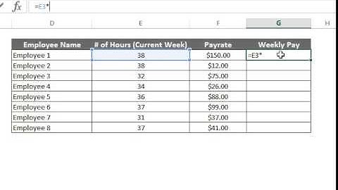 Excel Keyboard Shortcuts (Video): Fill Down