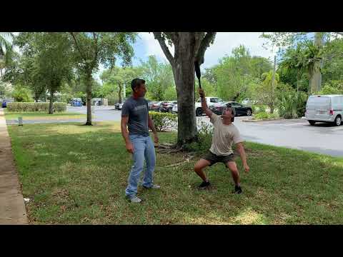 One Handed Club Snatch