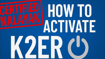 HOW TO ACTIVATE K2er WITH ONE (MOBILE/PHONE)