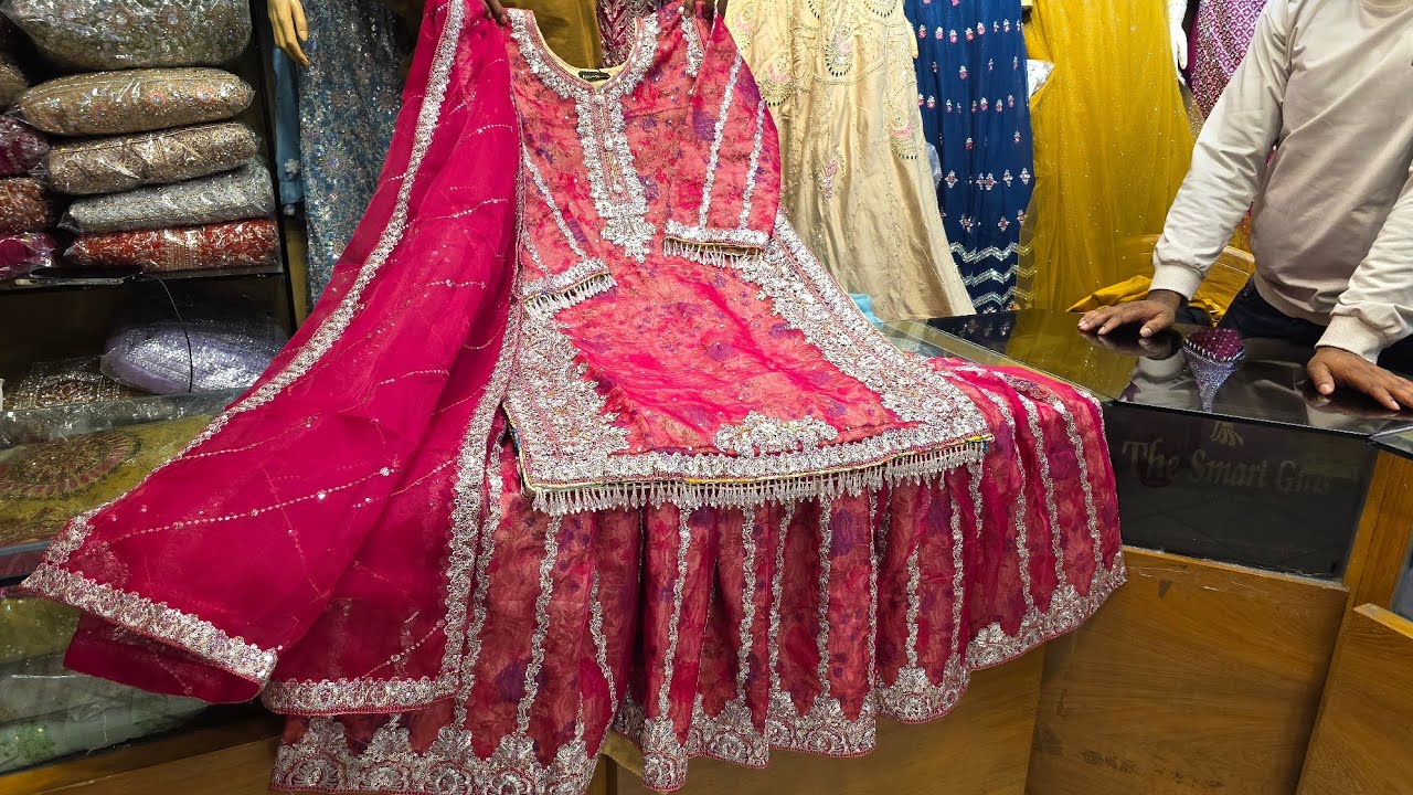 Пакистанское свадебное платье Ага Нур для подружек невесты | Роскошное платье-палаццо в русском с...