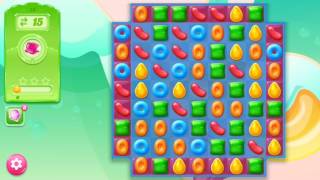 🍭🍬Candy crash jelly LV015 Прохождение, уровень 15, три в ряд, развивающая игра на андроид screenshot 5