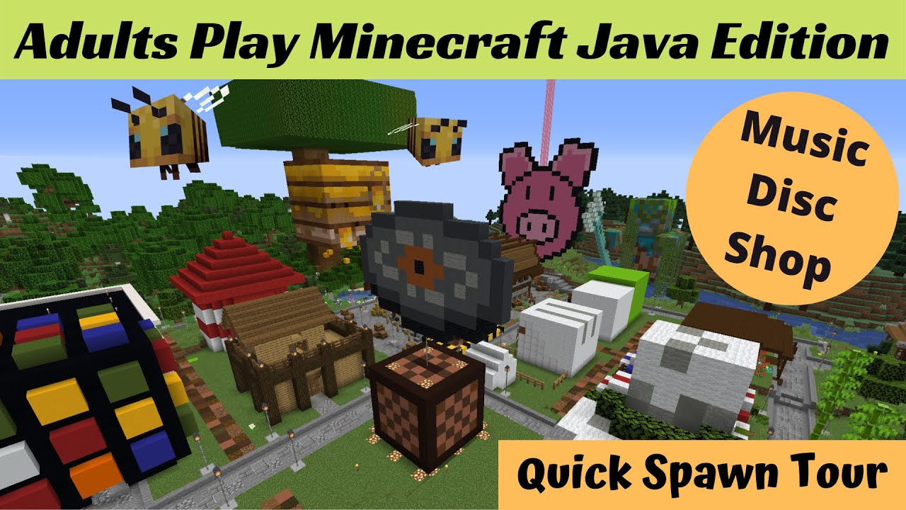 AP Java Music Disc Shop and Spawn Tour - YouTube