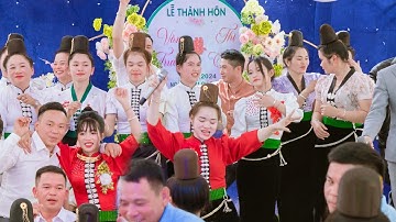 NHẢY ĐÁM CƯỚI QUÁ CĂNG TẠI BẢN LÀNG NGƯỜI THÁI CHIỀNG LA THUẬN CHÂU - LTH VĂN TRƯỜNG & THỊ CHANH