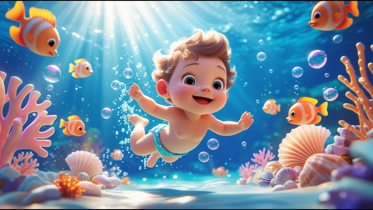 29 Baby’s Underwater Treasure Kingdom 🌊👑 | Ocean Adventure for Kids | Learn Sea Animals & Colors