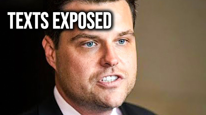 Matt Gaetz BUSTED As Suspicious Texts Against Trump To Mom Go Viral