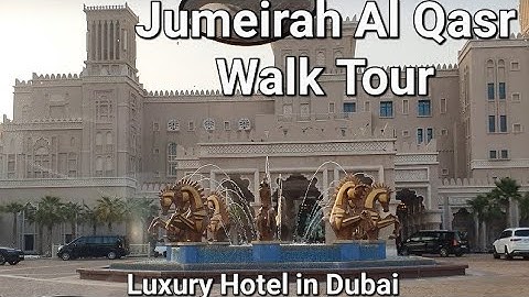 Jumeirah Al Qasr Walk Tour | Madinat Jumeriah | Hotel Accommodation in Dubai