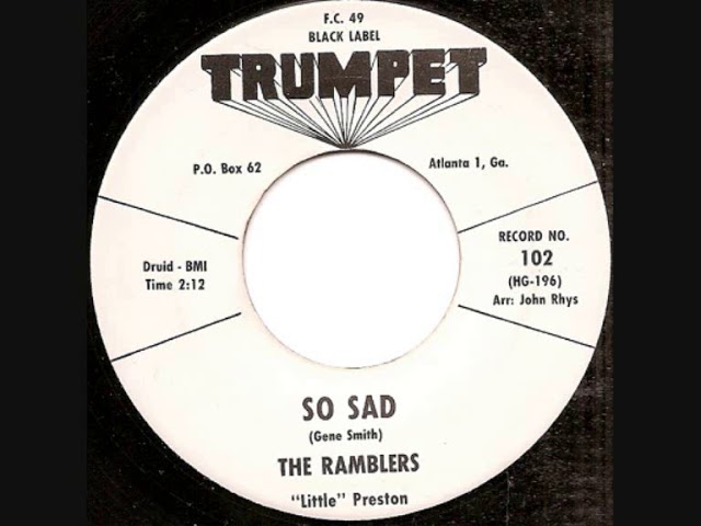 Watch SO SAD - THE RAMBLERS on YouTube Watch SO SAD - THE RAMBLERS on YouTube