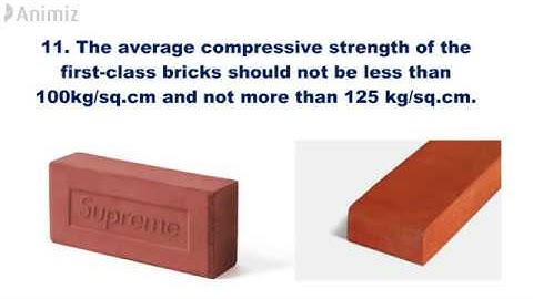 Characteristics of First Class Bricks || Civil Engineering || civilnoteppt.com
