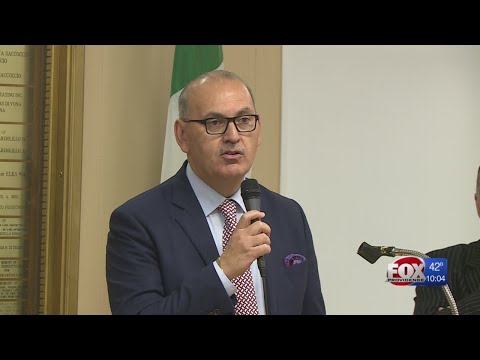 Cranston welcomes Mayor of its sister-city of Itri, Italy